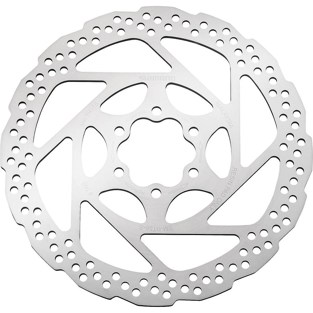 Disque Shimano RT56 160mm 6t Resin only