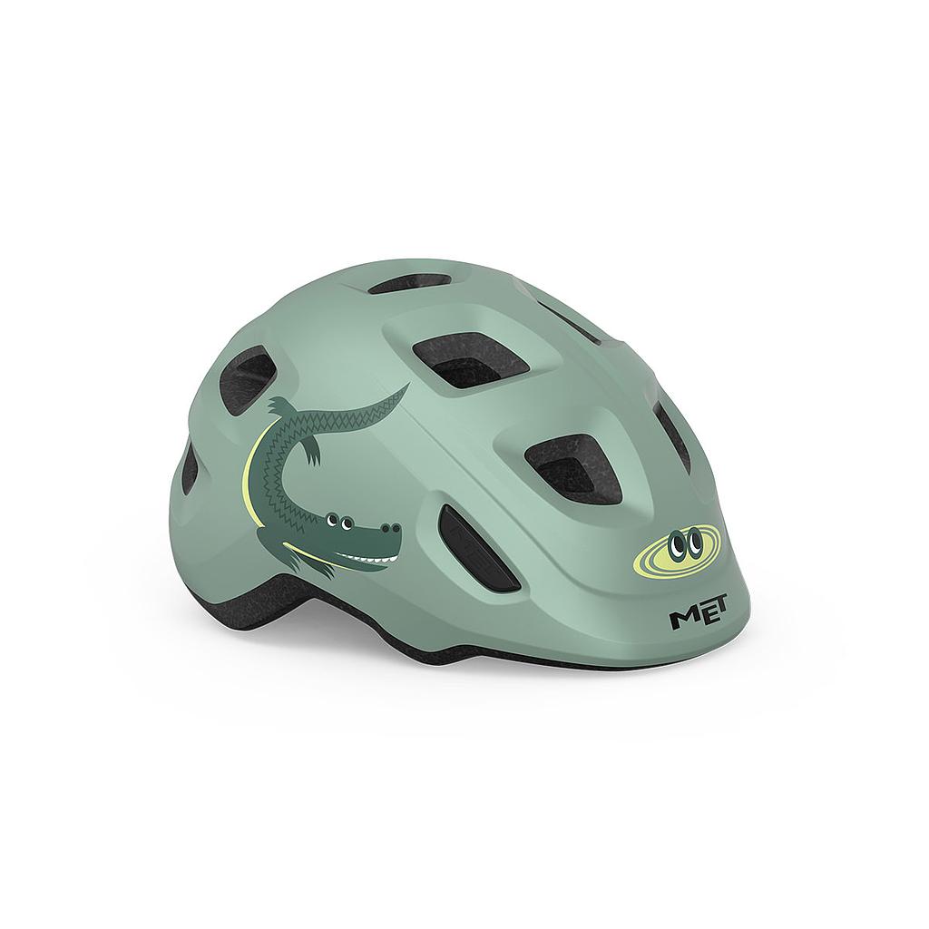 Casque Junior Met Hooray Teal Crocodile Matt