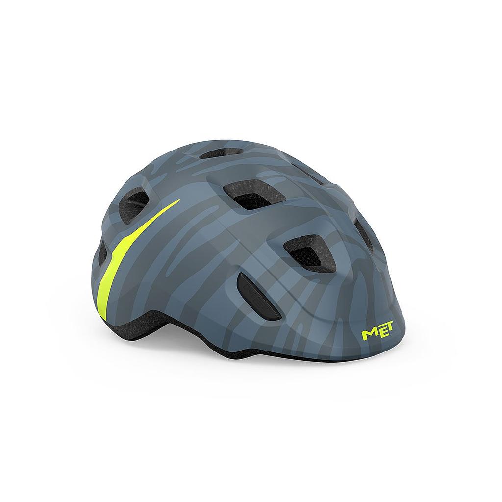 Casque Junior Met Hooray Mips Blue Zebra Matt