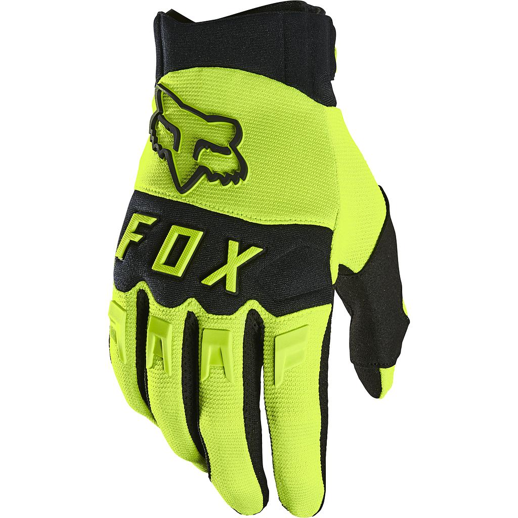 Fox DirtPaw Glove Fluorescent Yellow