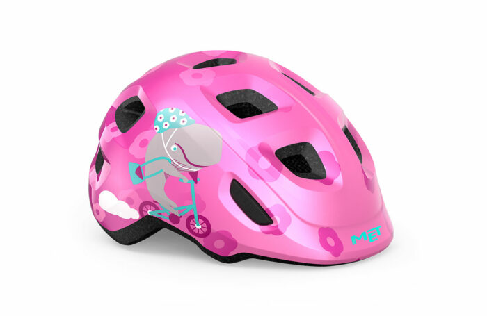 Casque Junior Met Hooray Pink Whale Glossy