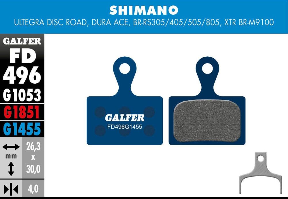 Plaquettes Galfer Shimano Dura-Ace/Ultegra Road