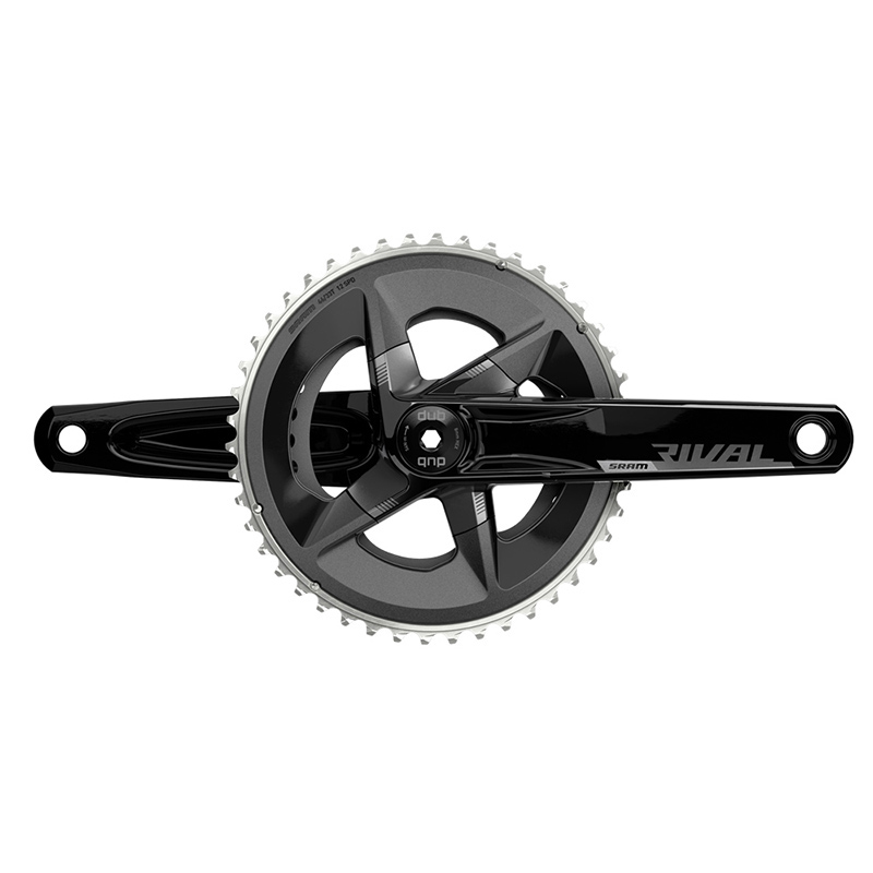 Pédalier Sram Rival D1 Dub 107 BCD 172.5 46x33 12v Alu Noir (sans boitier)