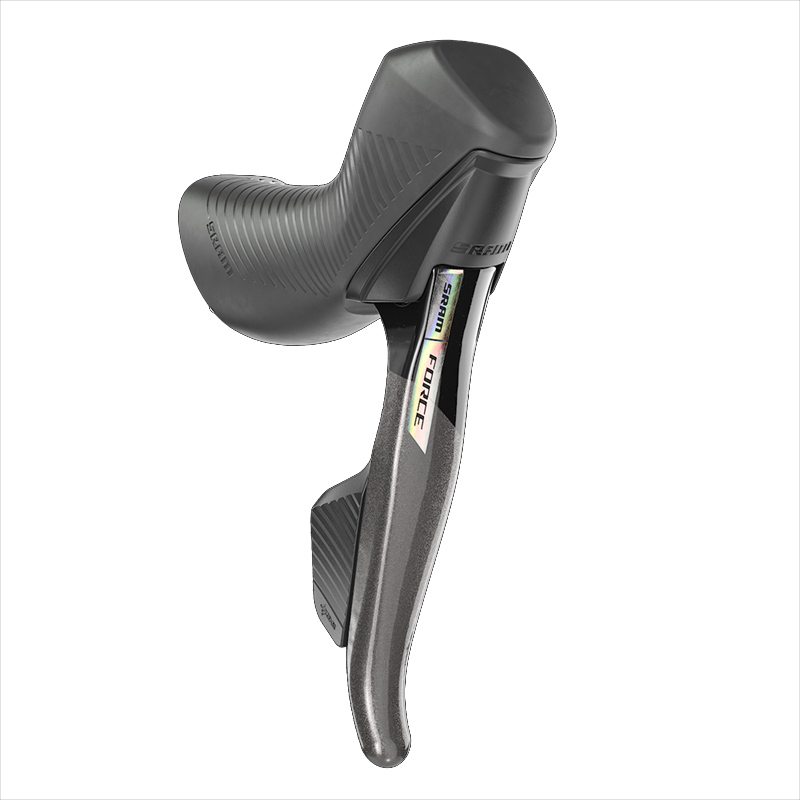 Manette/Levier Fr+Der Sram Force AXS D2 Hydro Gauche 1300mm+etrier Flat Gris iridescent