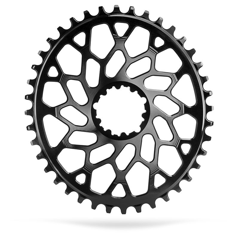 Plateau Absolute Black Ovale Direct Mount Sram 38t 3mm Offset Alu Noir