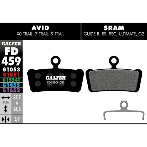 Plaquettes Galfer Sram Guide R/RS/RSC Standard