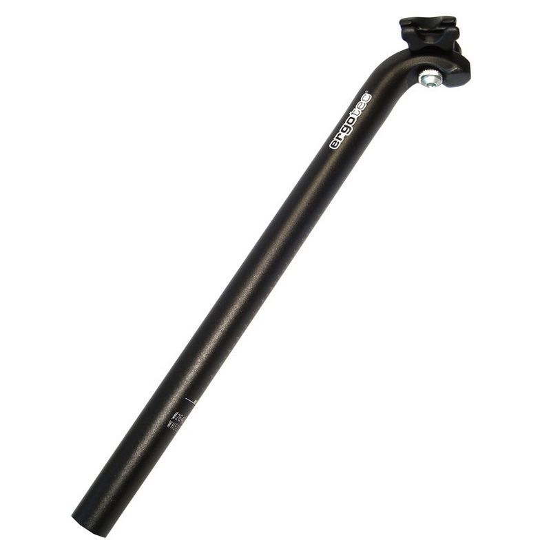 Tige de Selle ErgoTec Patent Hook 31.8 400mm 25mm Offset Alu Black