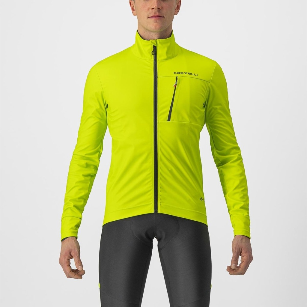 Castelli Go Jacket Electric Lime/black