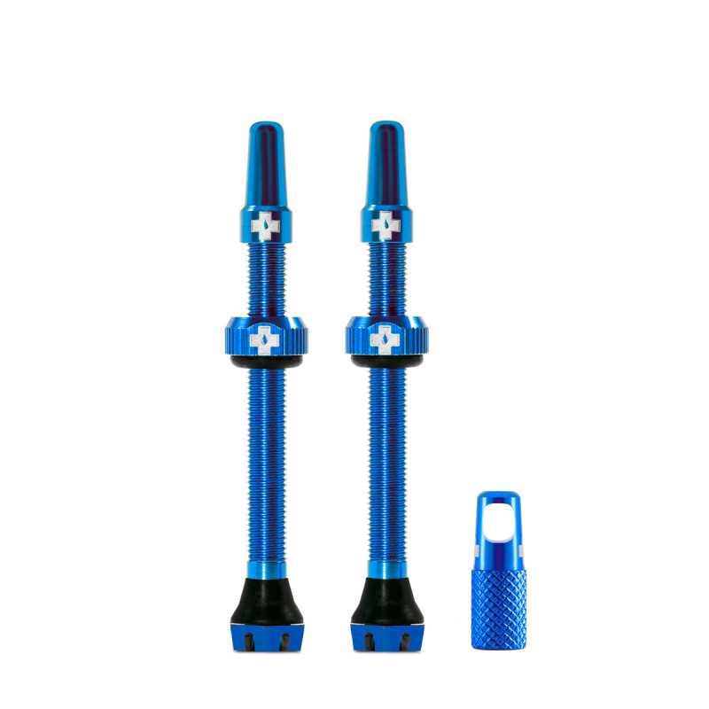 Valve Muc-Off Tubeless V2 7075 alu Bleues 60mm