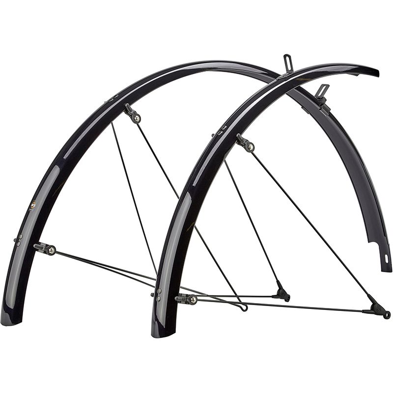 Jeu de Garde-Boues SKS Bluemels 700x45 Plastique Noir brillant