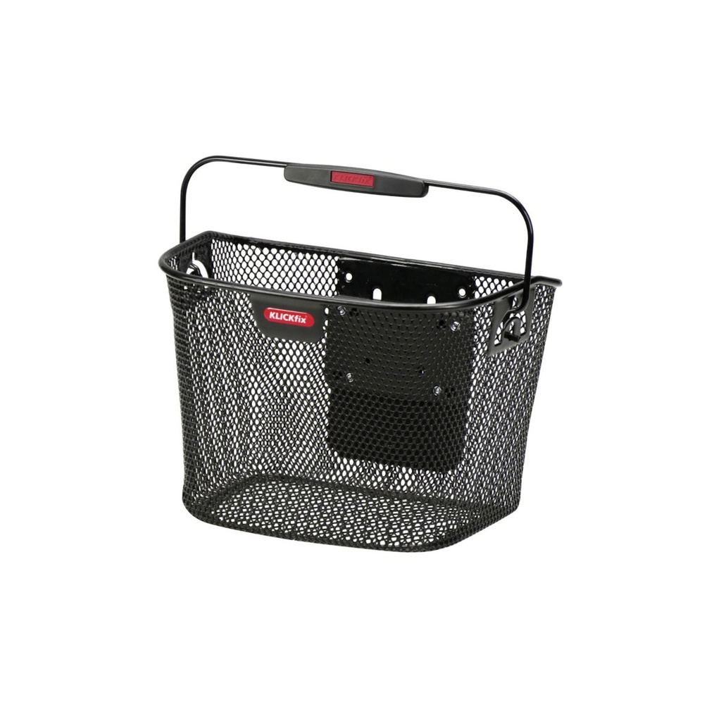 Panier Klickfix Mini mailles fines métal Noir 20x29x19