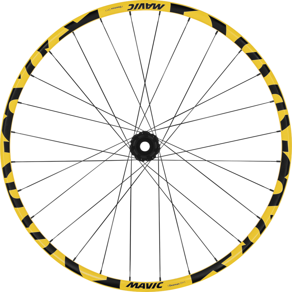 Roue av Mavic Deemax DH Yellow 29" 20x110 6t