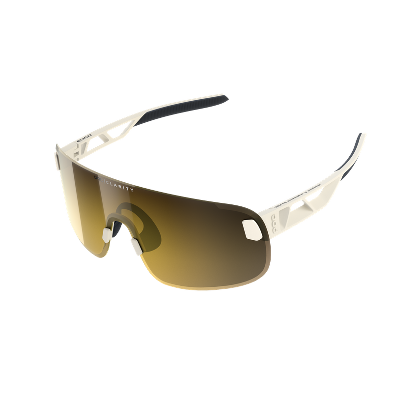 Poc Elicit Google Okenite Off-White Clarity Road/Partly Sunny Gold Cat.2