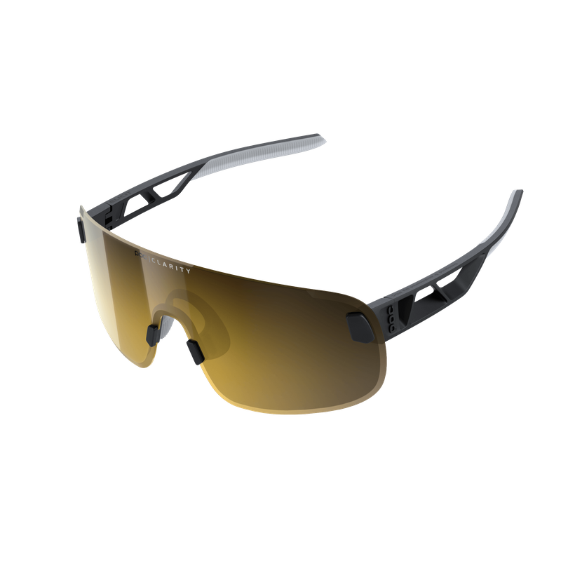 Poc Elicit Google Uranium Black Clarity Road/Partly Sunny Gold Cat.2