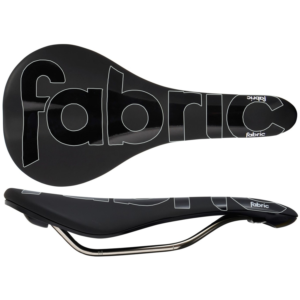 Selle Fabric Shallow Titane Black/White