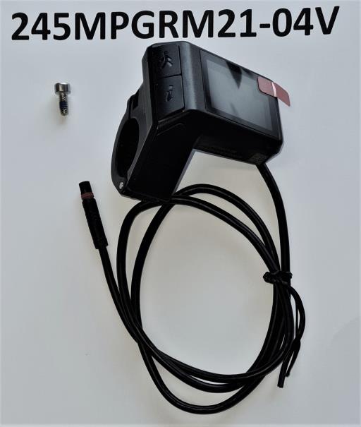 Display Giant Ridecontrol Dash 2in1 LCD 5v 700mm Black/New Clamp/SG-System W/USB Type C/ W/O ANT+&BLE/W8.5mm Bolt