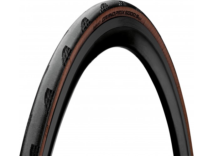 Pneu Continental Grand Prix 5000 S TR 700x25 Noir/Transparent