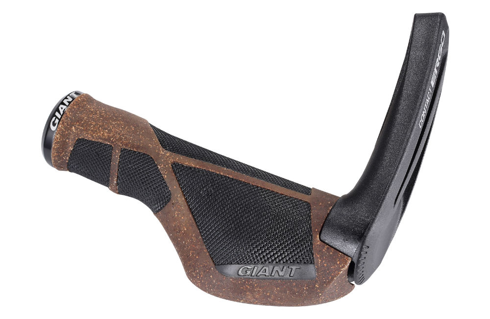 Poignées Giant Ergo Max Plus Lock-On Black/Gum