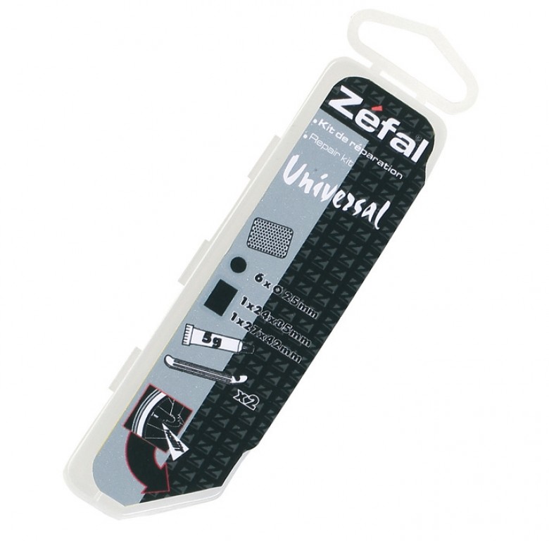 Kit rustine Zefal Universal + (8 rustines+démonte-pneus)