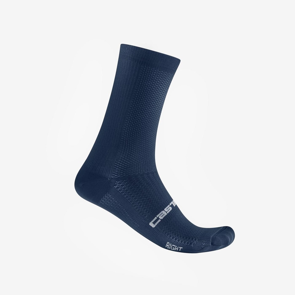 Castelli Espresso 18 Sock Belgian Blue