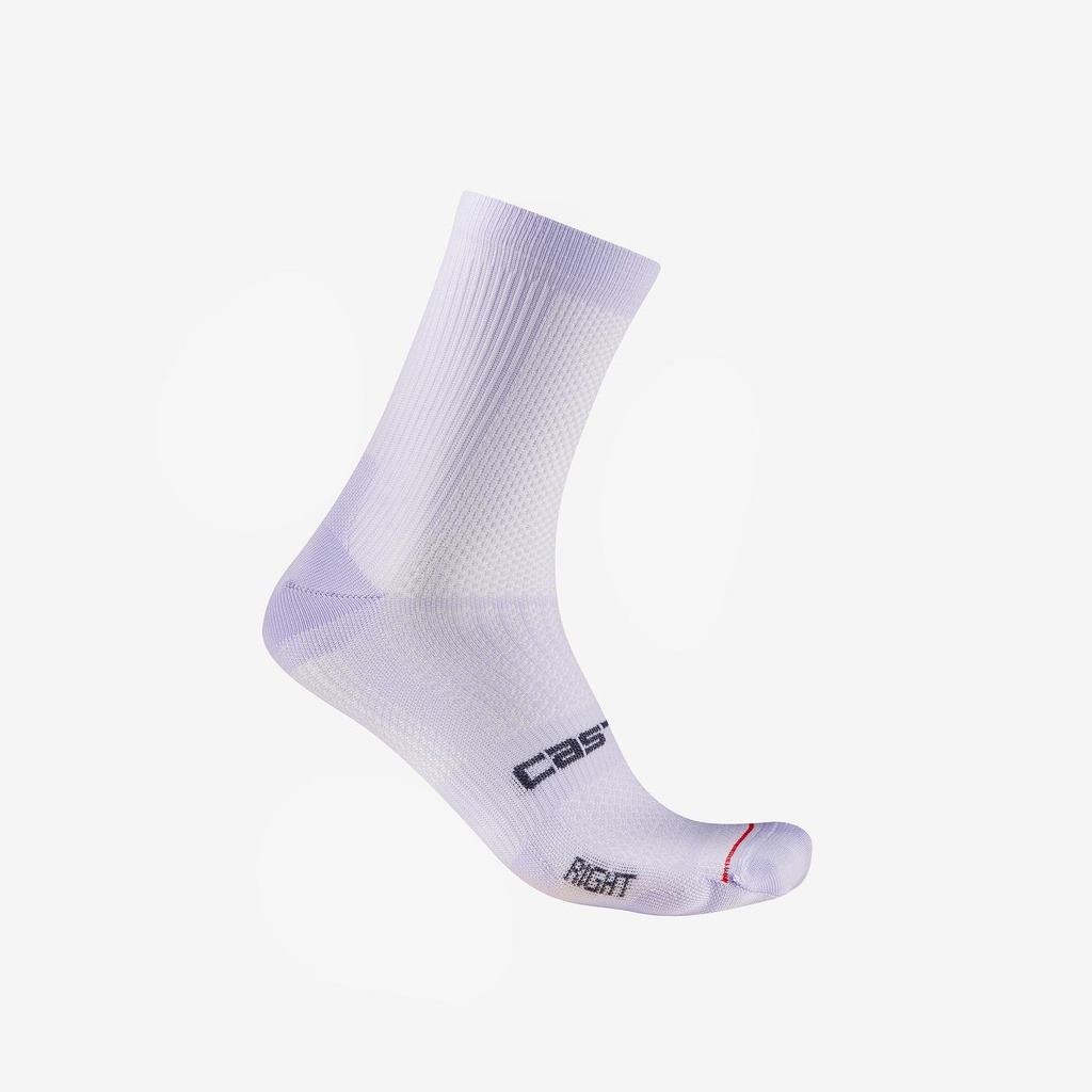 Castelli Espresso Women 12 Sock White