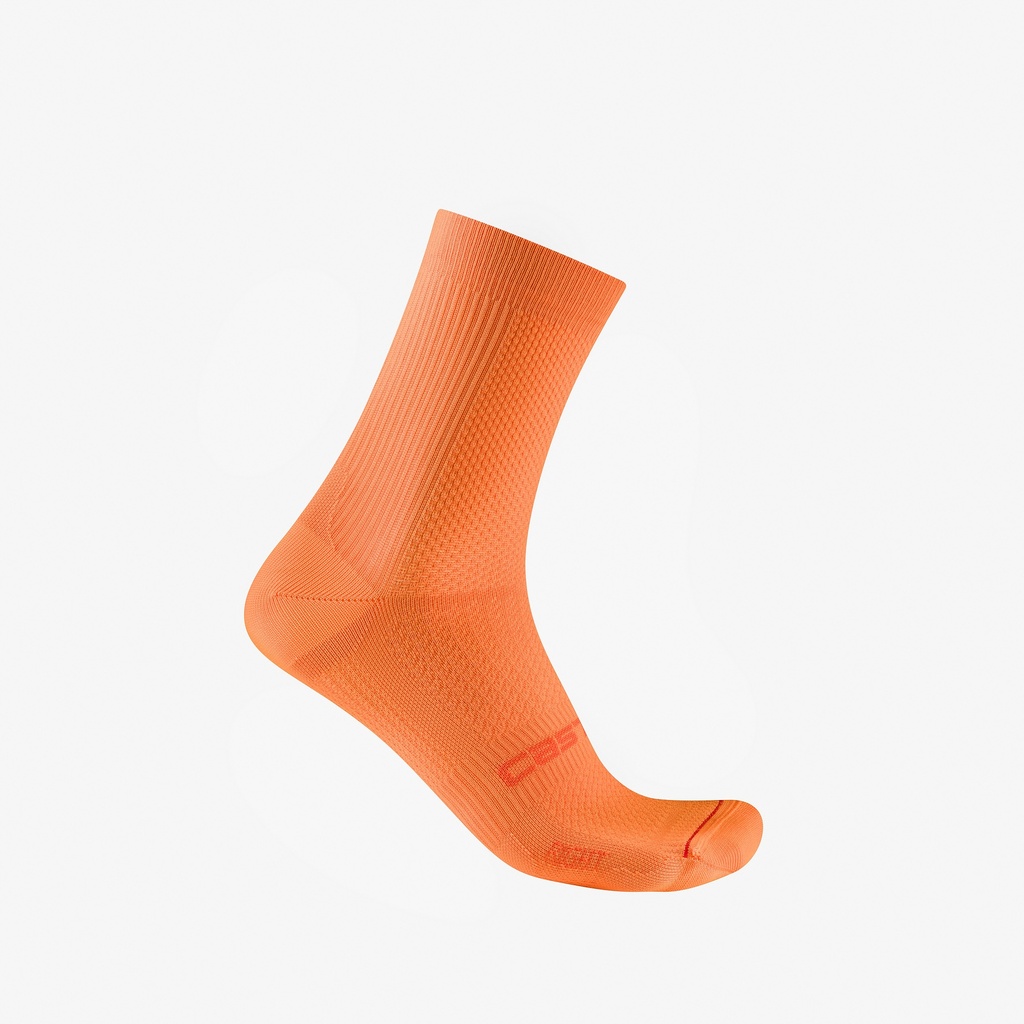 Castelli Espresso Women 12 Sock Vivid Orange