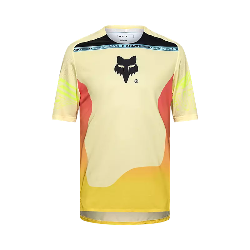 Fox Flexair Short Sleeve Jersey Elevated Lemonade