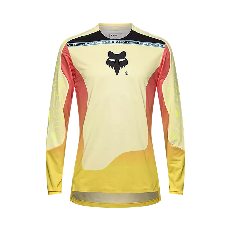 Fox Flexair Long Sleeve Jersey Elevated Lemonade