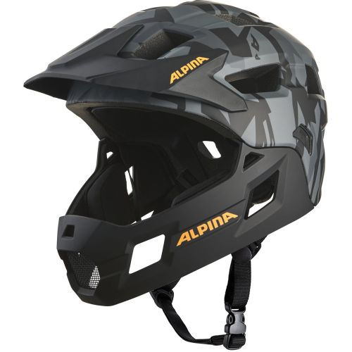 Casque Alpina Rupi black-camo orange matt  