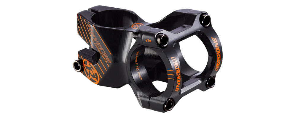 Potence Reverse Black One Enduro 31.8 35mm 8° Black/Orange