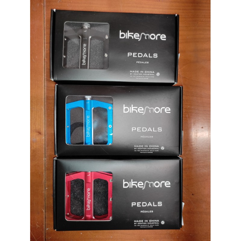 Pédales Bike More Alu noires