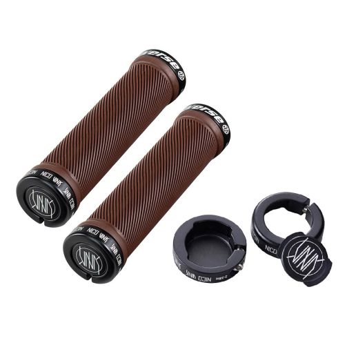 Poignées Reverse Nico Vink Signatures Brown/Black Lock-On Ø30 130mm