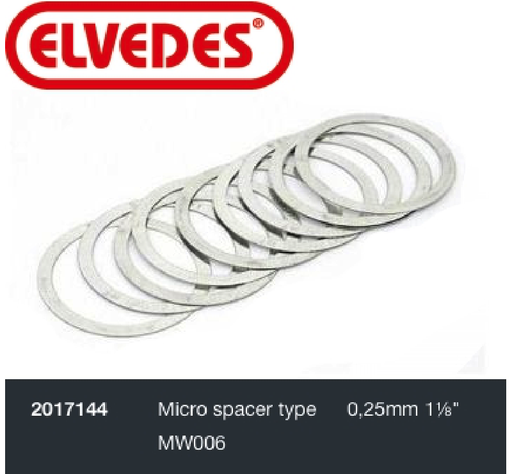 Micro Spacer de direction Elevedes 1"1/8 0.25mm