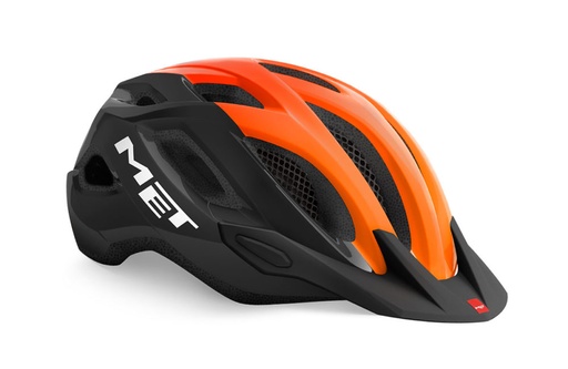 Casque Met Crossover Noir/orange