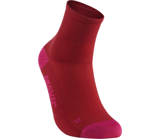 Mavic Essential Mid Sock Deep Claret