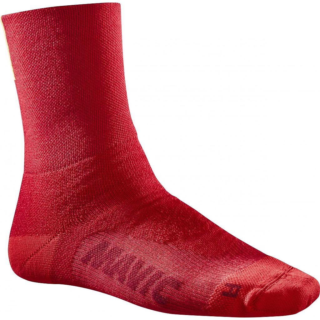 Chaussettes Mavic Essential Thermo Haute Red
