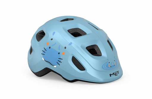 Casque Junior  Met Hooray Pale Blue Hippo Matt