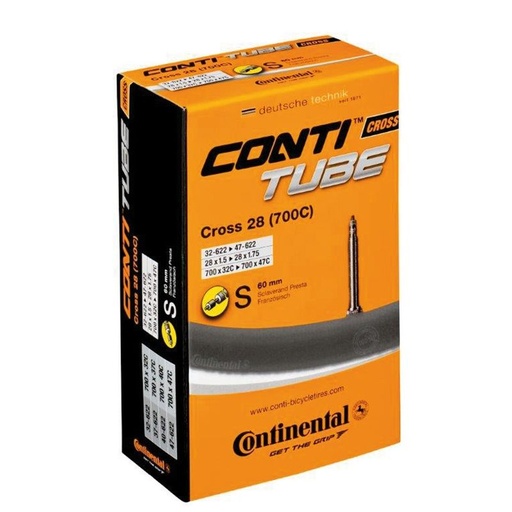 Chambre Continental Cross 700x32-47 Presta 60mm