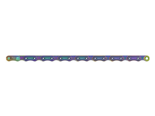 [00.2518.052.001] Chaine Sram Red D1 FlatTop 120m Maillons PowerLock 12v Rainbow