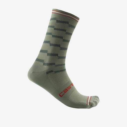 Castelli Unlimited 18 Sock Defender Green