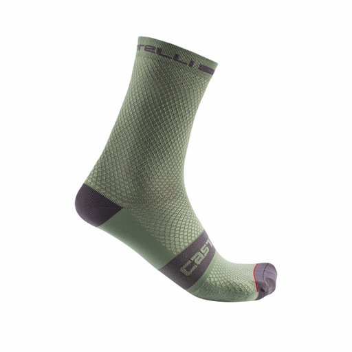 Castelli Superleggera 12 Sock Defender Green