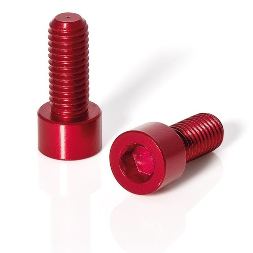 Vis de Porte-Bidon Anodisé XLC BC-X02 M5x17 rouge