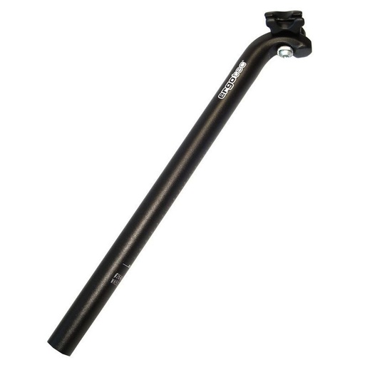 Tige de Selle ErgoTec Patent Hook 31.8 400mm 25mm Offset Alu Black