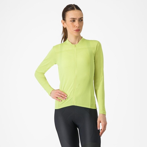 Castelli Anima 4 LS Jersey Women Bright Lime