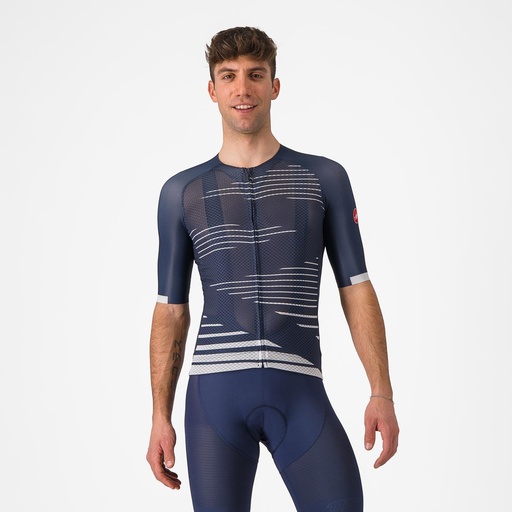 Castelli Climber's 4.0 Jersey Belgian Blue/Silver Gray
