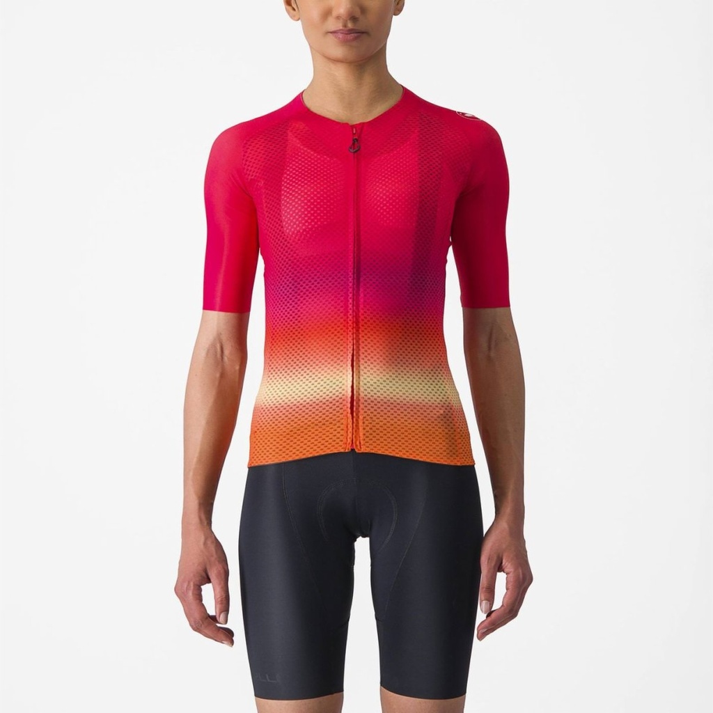 Castelli Climber's 4.0 Jersey Women Hibiscus/Pink Orange