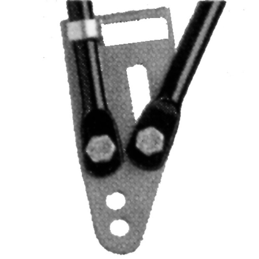 Triangle de fixation de tringle Pletscher Ajustable