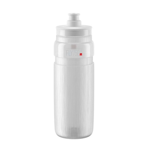 Bidon Elite Fly Tex Transparent Logo gris 750ml