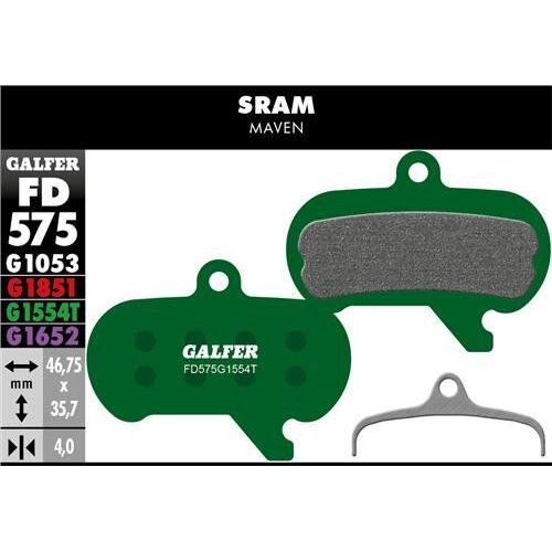 [FD575G1554T] Plaquettes de Freins Galfer Sram Maven Pro