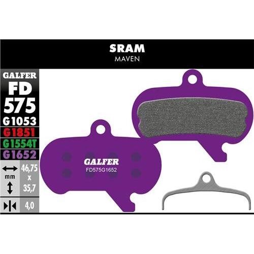 [FD575G1652] Plaquettes de Freins Galfer Sram Maven E-Bike